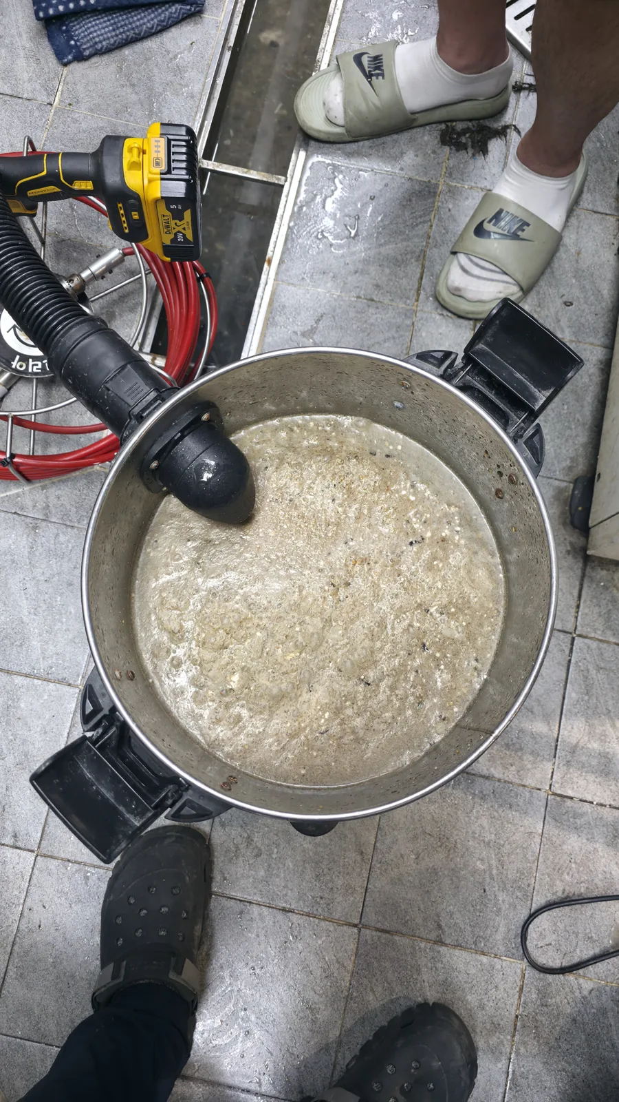 하수구 막힘제거 실제 작업현장