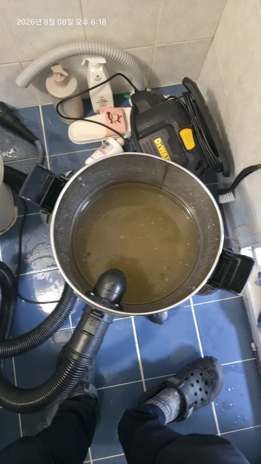 하수구 막힘제거 실제 작업현장