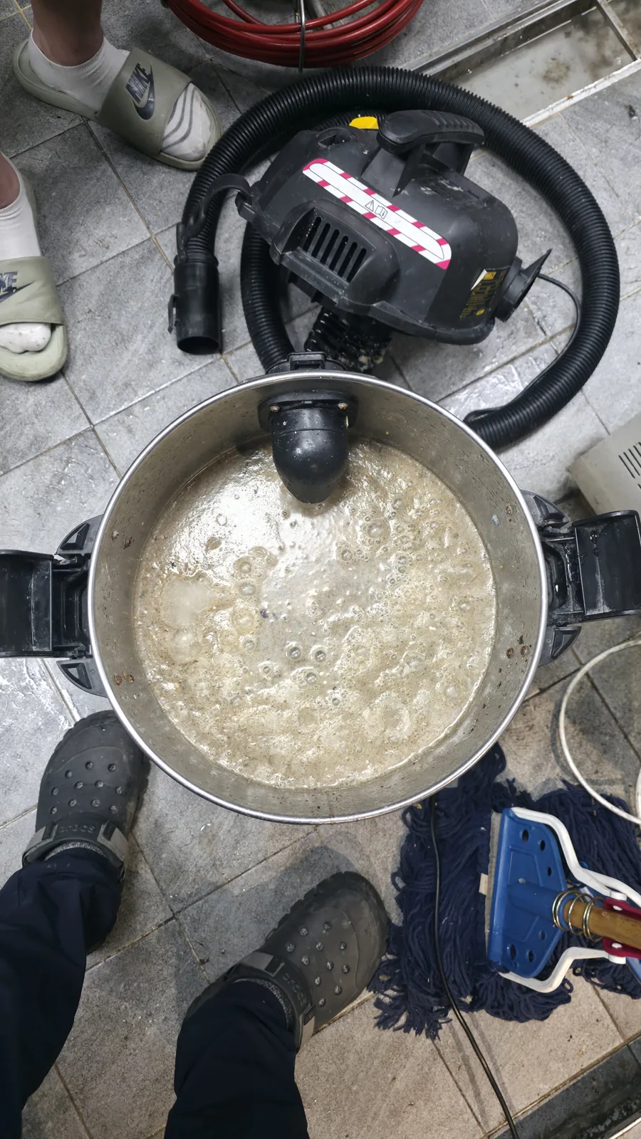 하수구 막힘제거 실제 작업현장