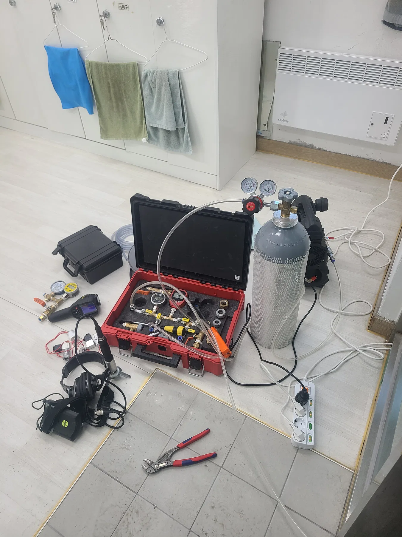 정밀 누수탐지 실제 작업현장 8
